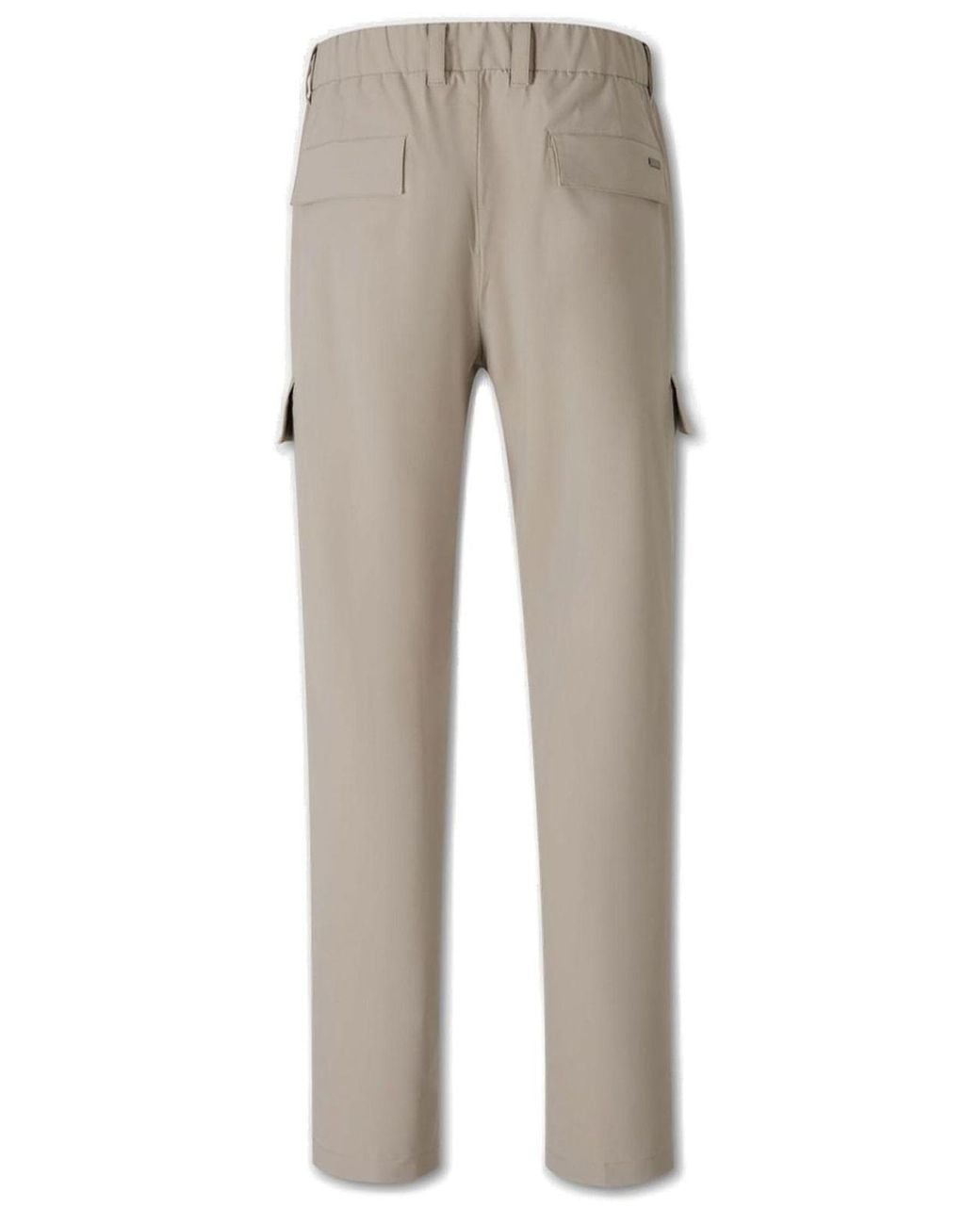 Herno Gray Resort Stretch Comfort Cargo Trousers for men