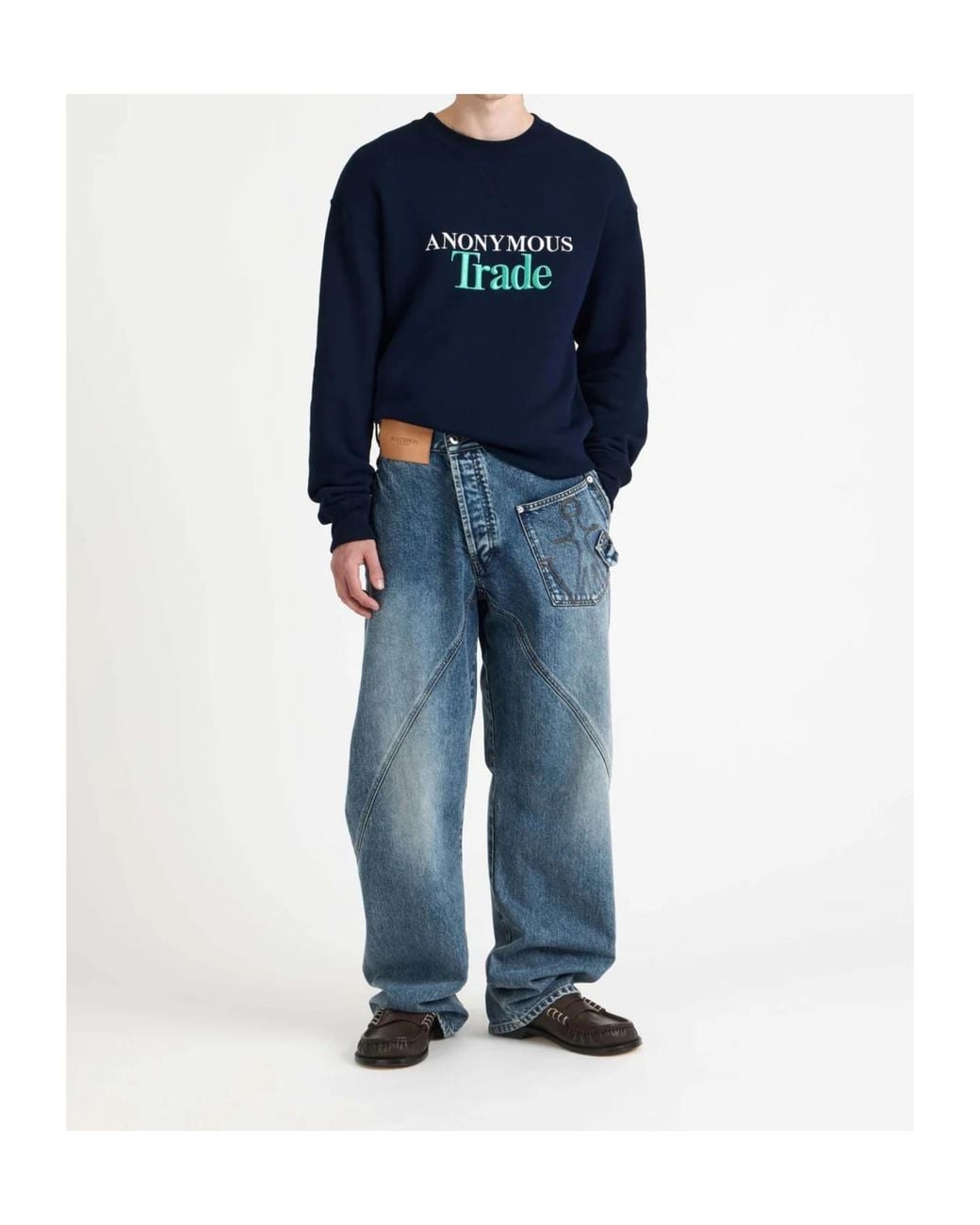 J.W. Anderson Blue Jw Anderson Twisted Workwear Jeans for men