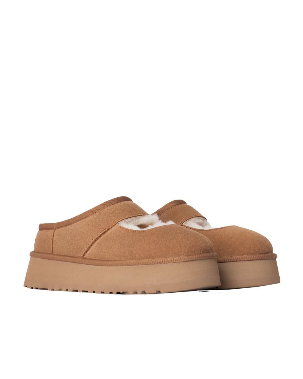 Ugg Brown Bea Cut-Out Detailed Slip-On Slippers