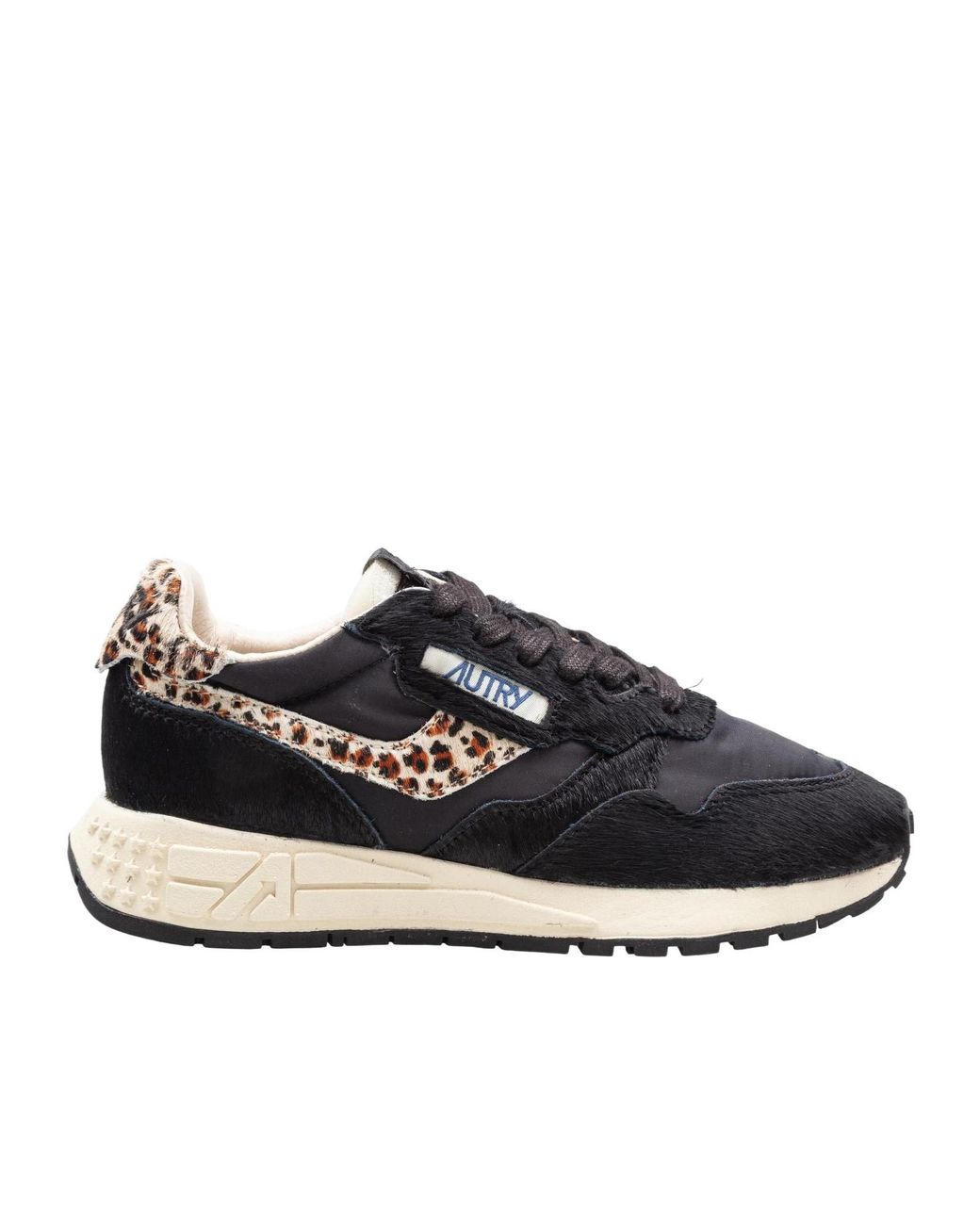 Autry Black Reelwind Low-Top Trainers