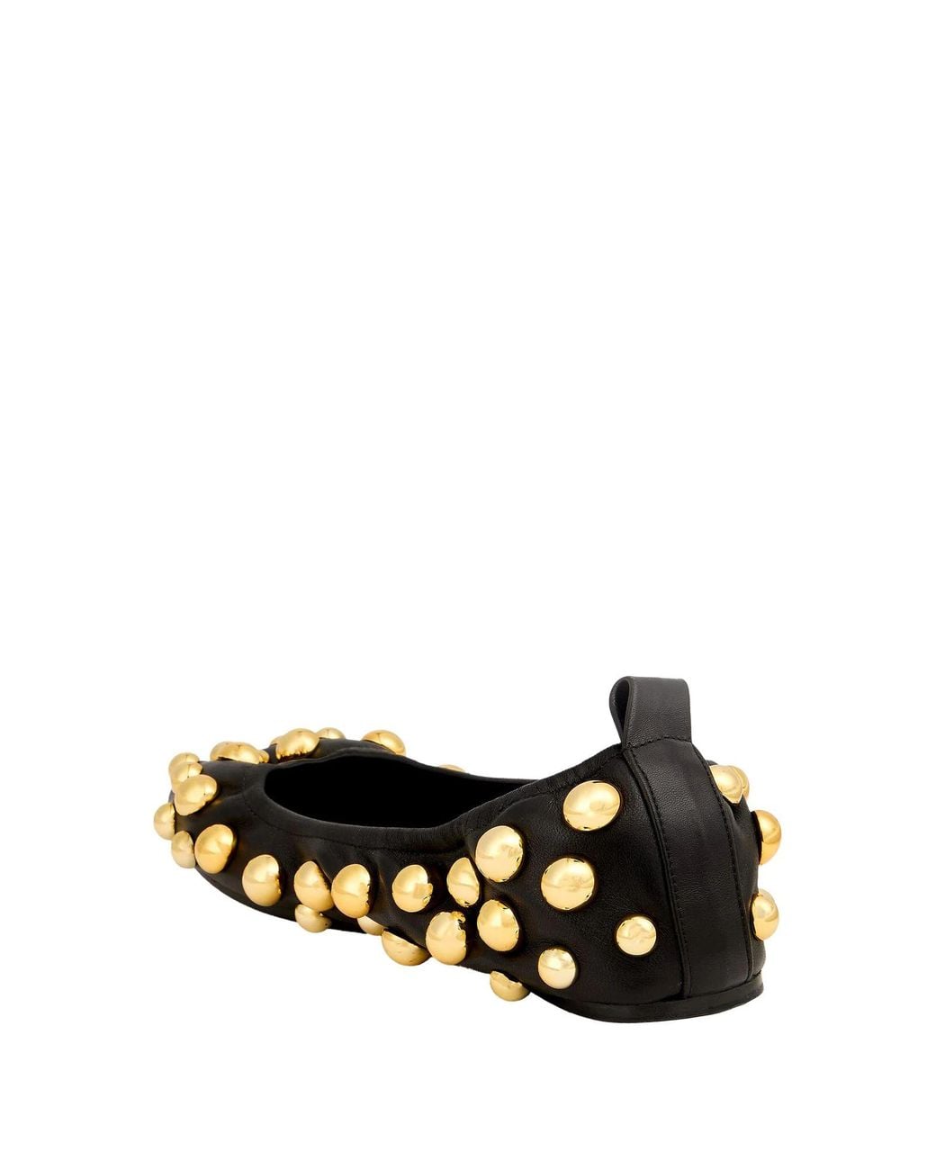 Isabel Marant Metallic Minimalist Leather Ballet Flats