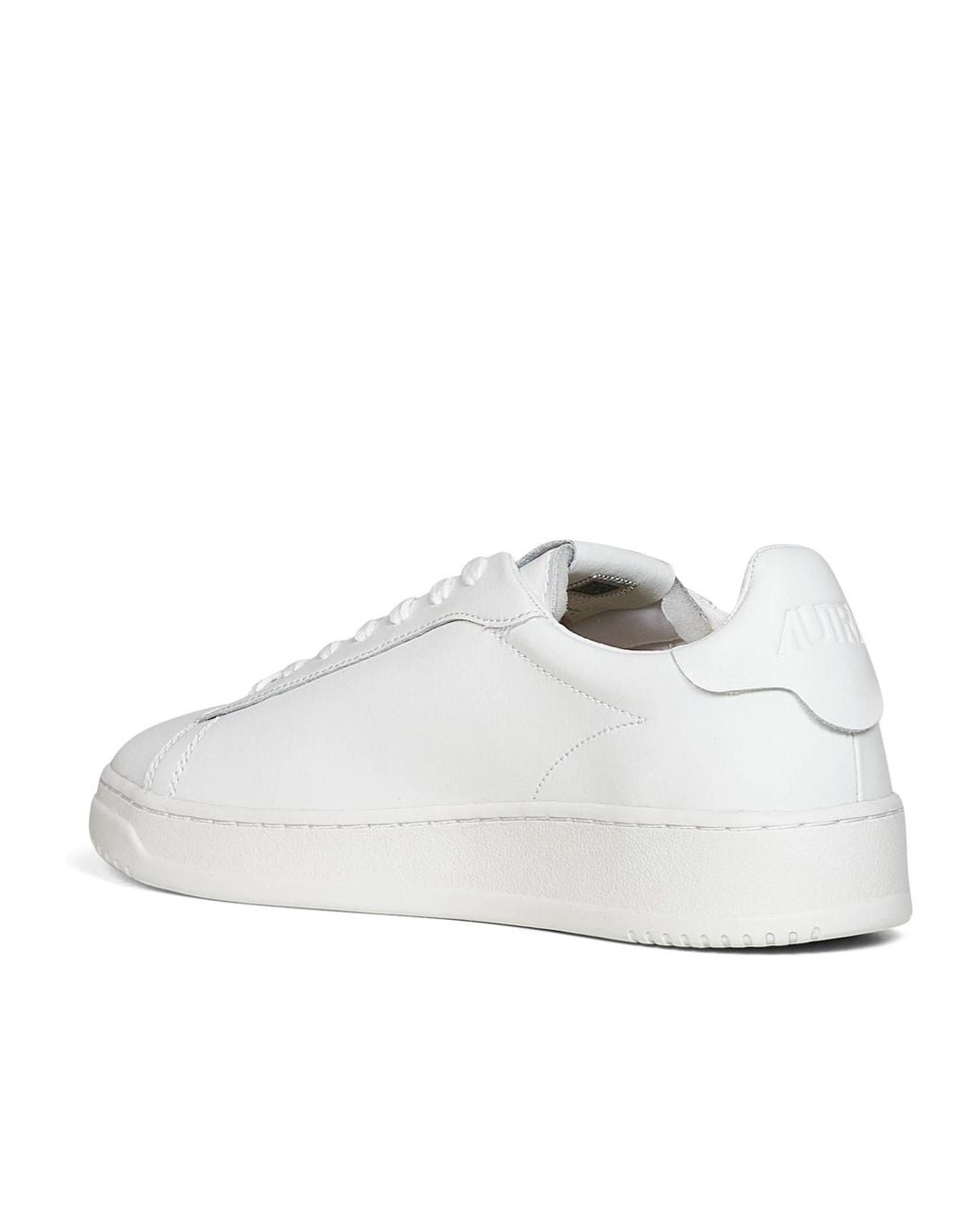 Autry White Dallas Lace-Up Sneakers for men