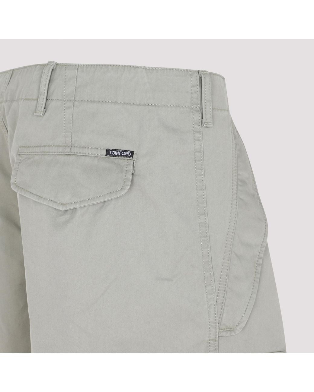 Tom Ford Gray Straight-Leg Cargo Pants for men