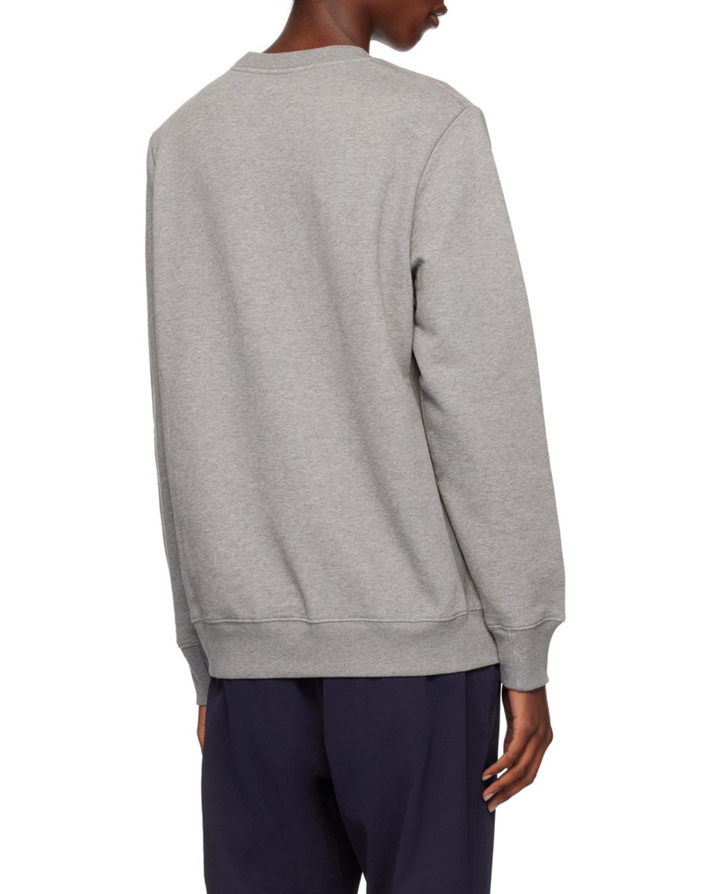 Paul Smith Gray Ps Paul Smith Zebra Patch Crewneck Sweatshirt for men