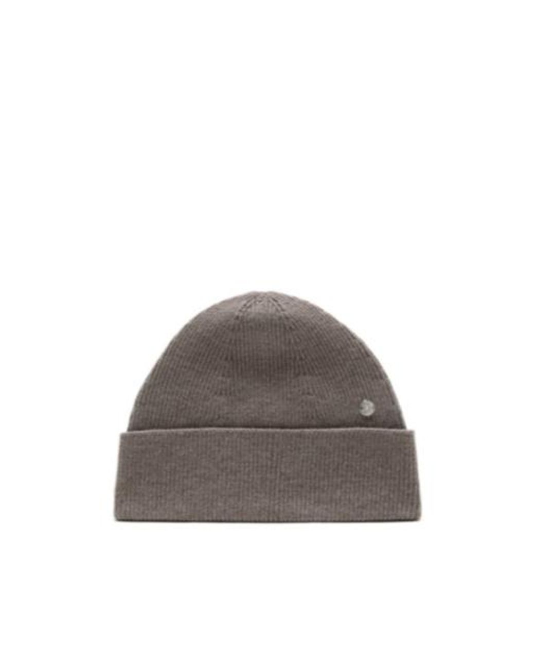 Acne Brown Rivet Beanie Hat