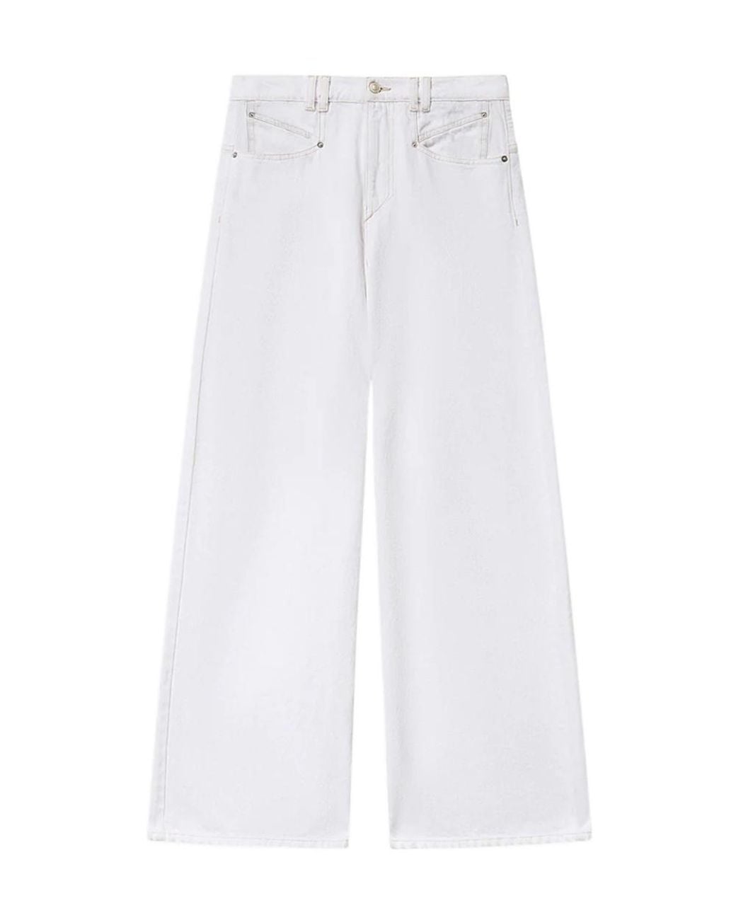 Isabel Marant White Lemony Jeans