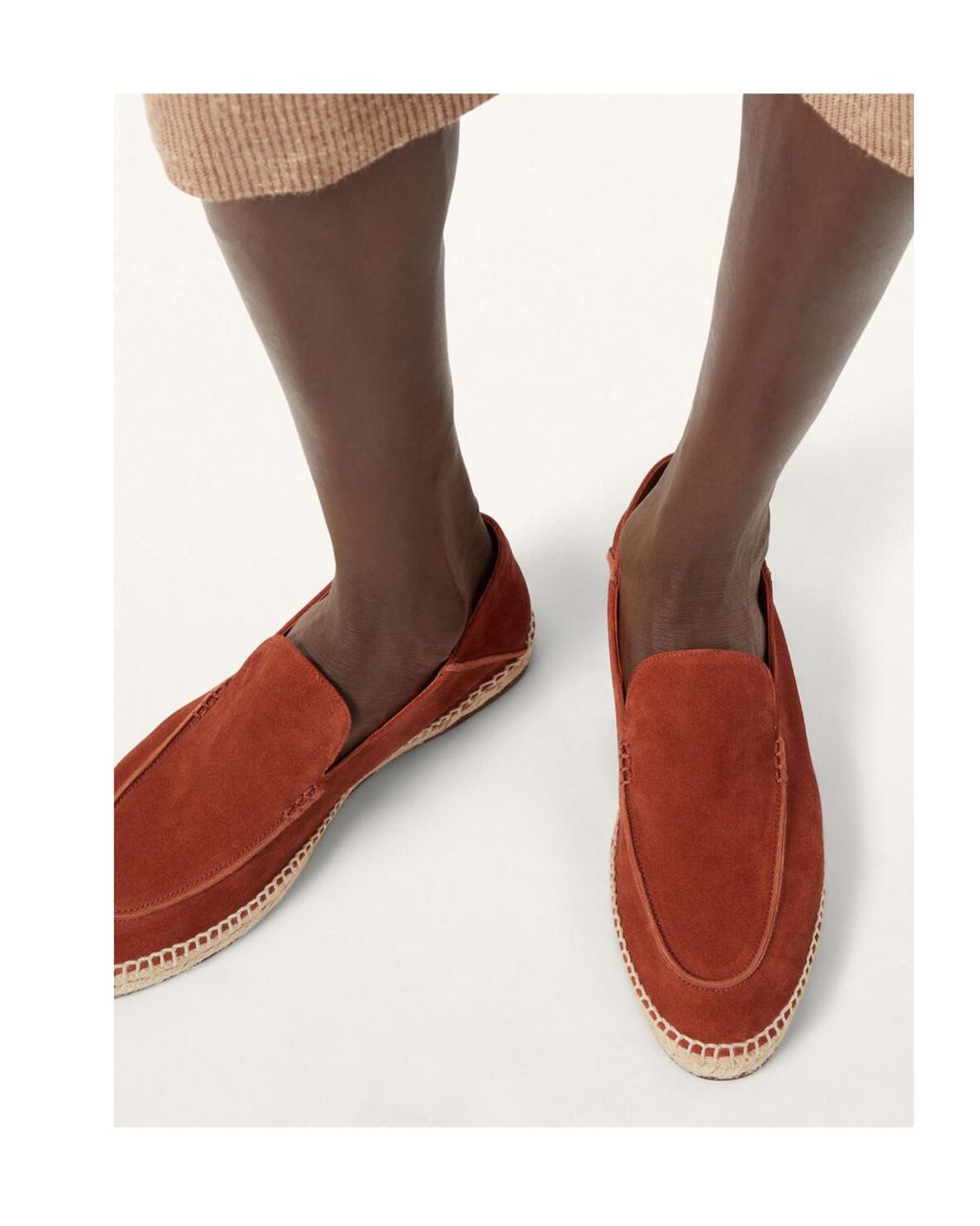 Loro Piana Red Seaside Walk Espadrille for men