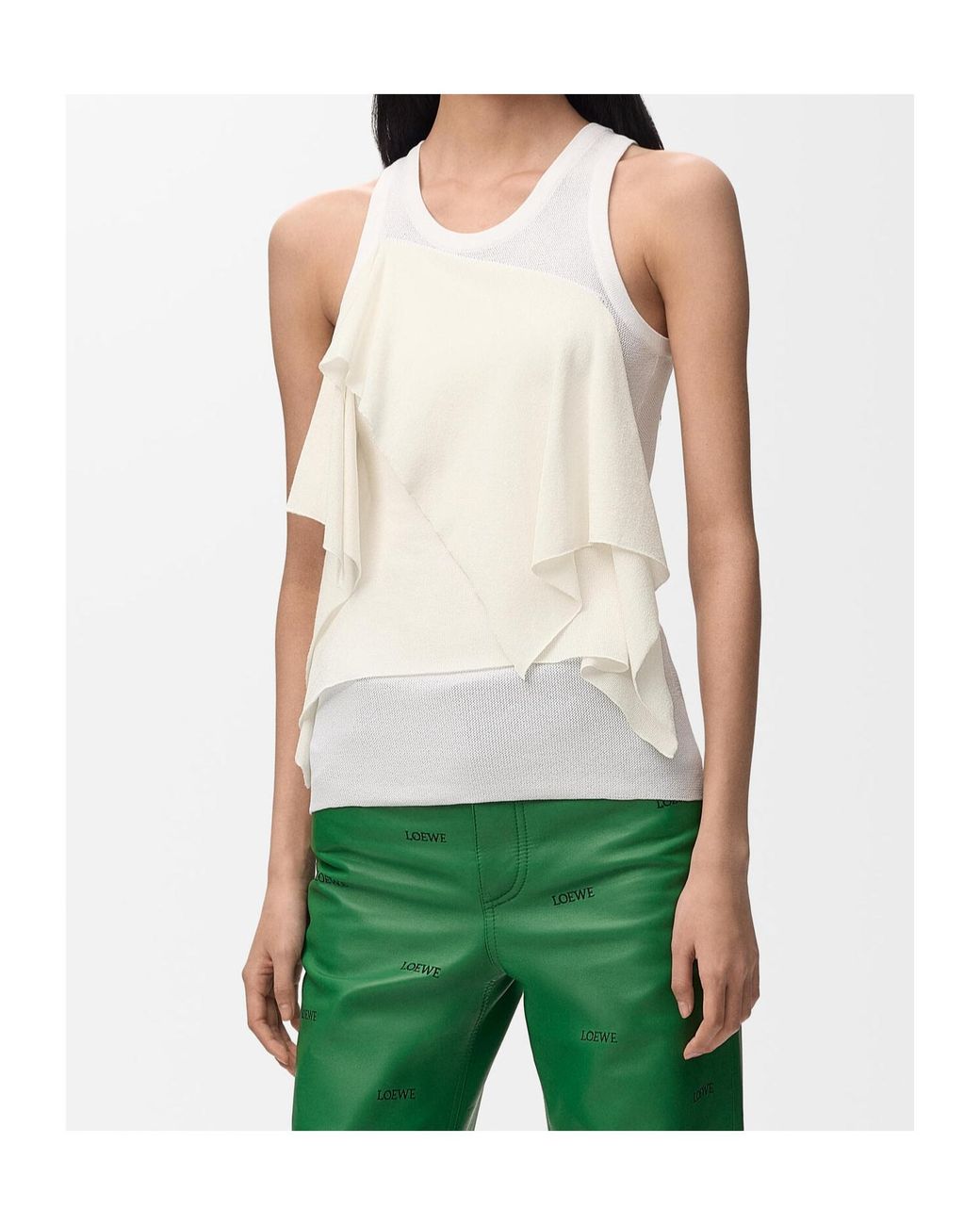 Loewe Natural Layered Sleeveless Top