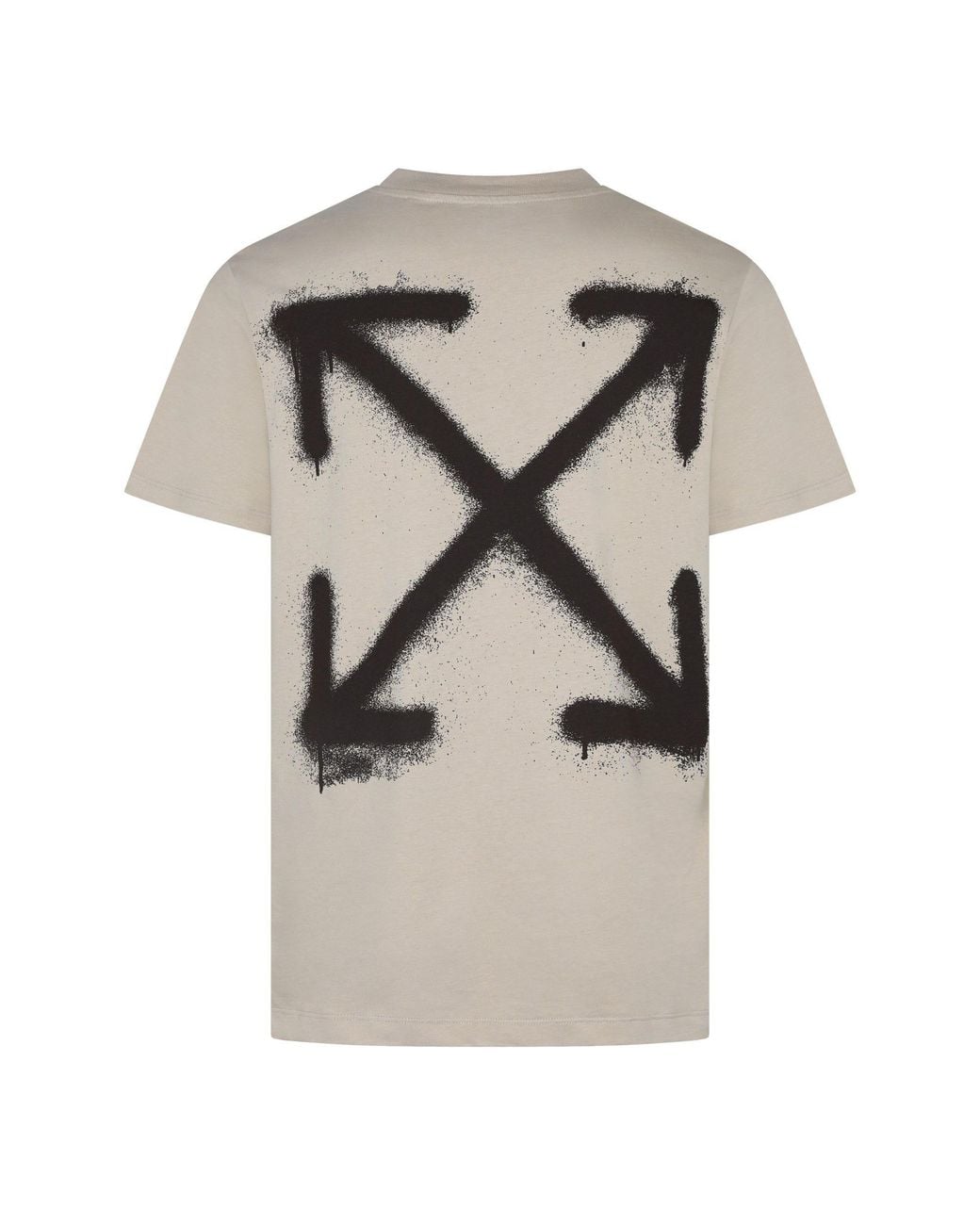 Off-White c/o Virgil Abloh White Round-Neck Short-Sleeved Shirt for men