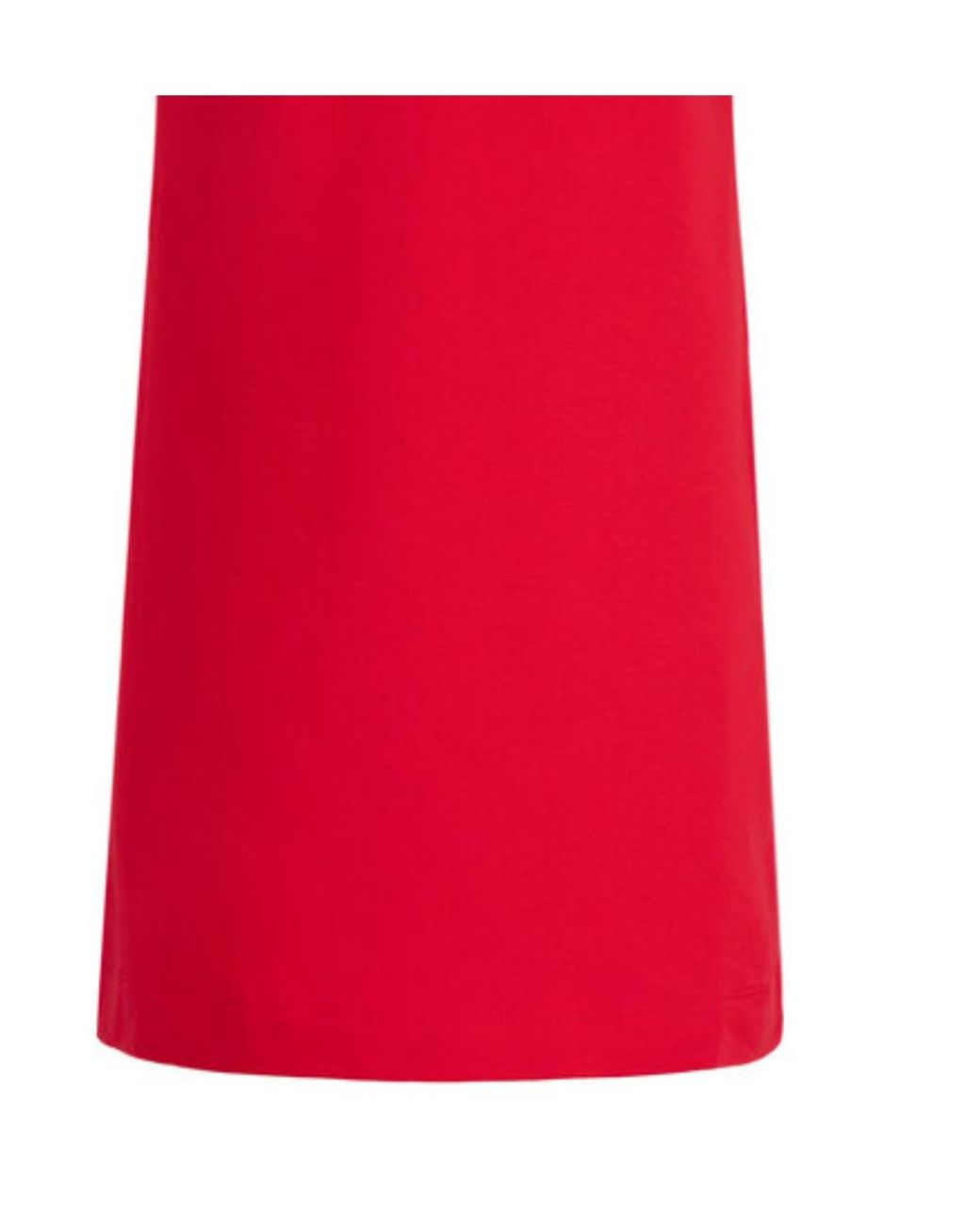 Moschino Red Logo Detail T-Shirt Dress