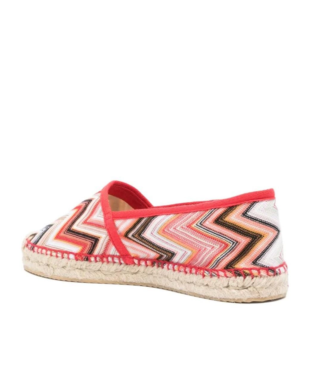Missoni Red Zigzag Espadrilles