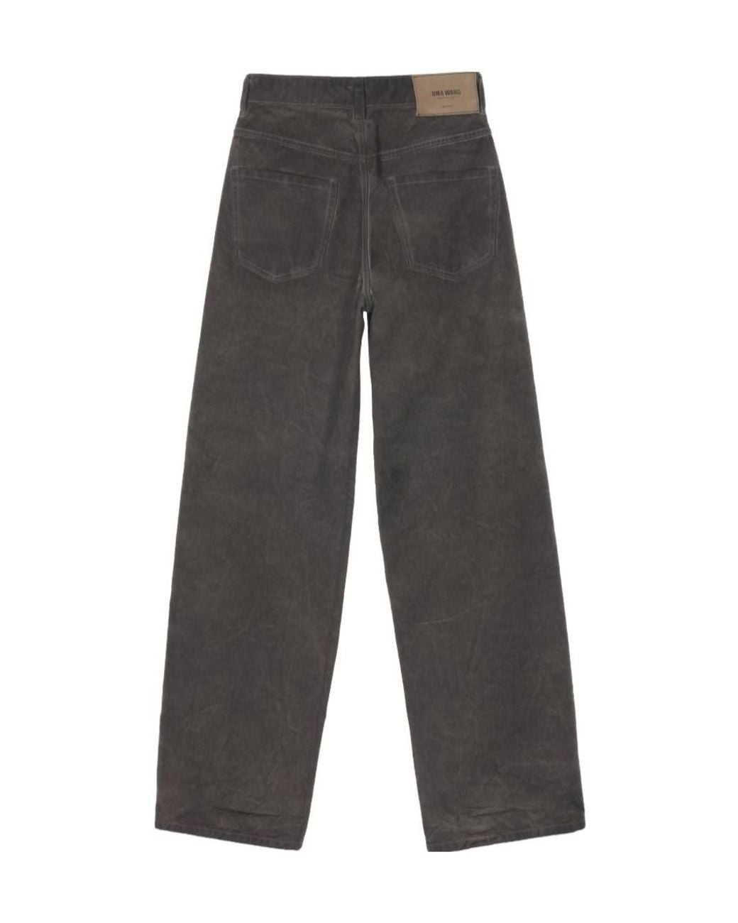 Uma Wang Gray Jeans With Belt Loops