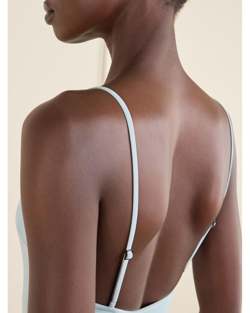 Haight Blue Minimal Block One-Piece Swimsuit