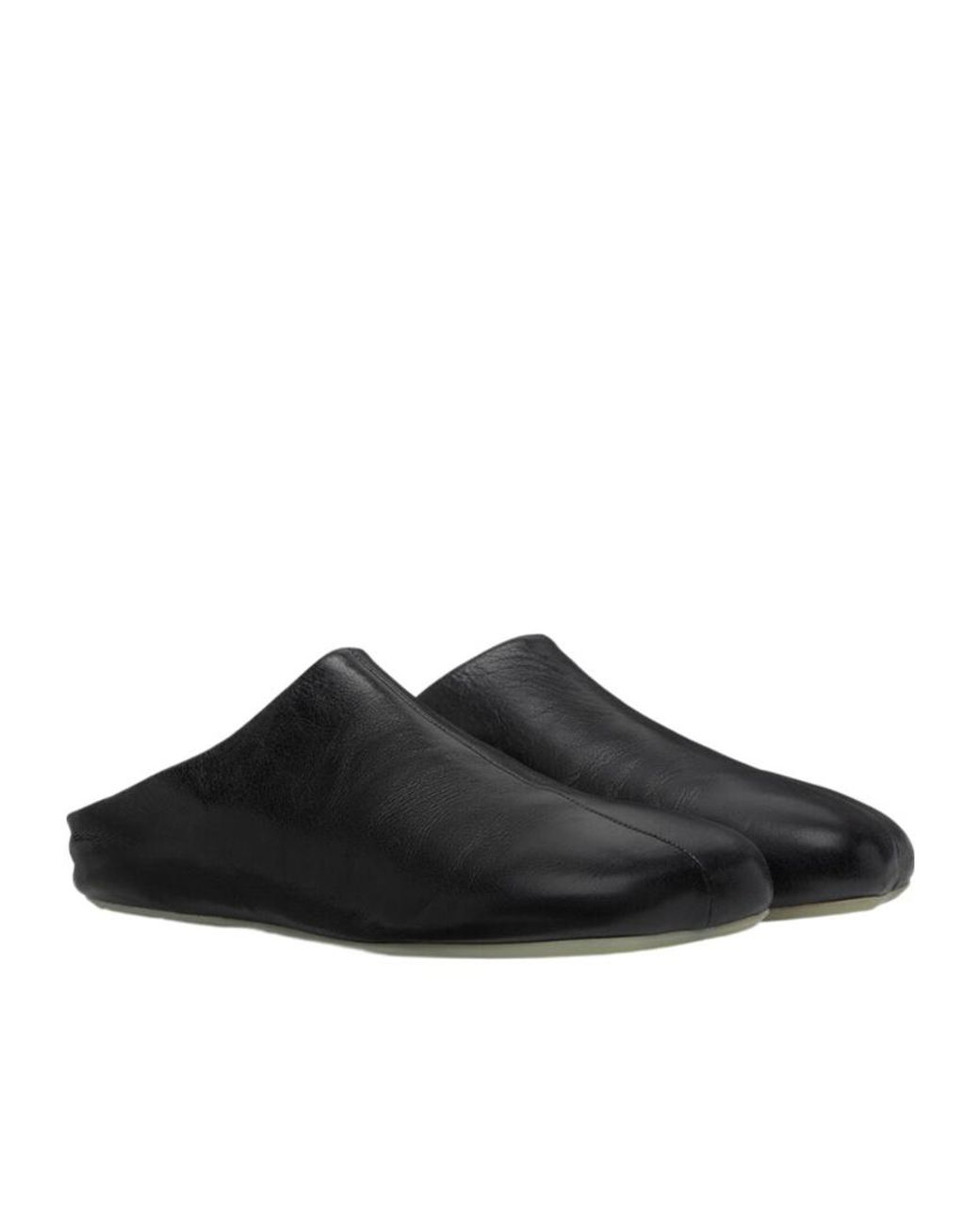 MM6 by Maison Margiela Black Factory Sabots for men