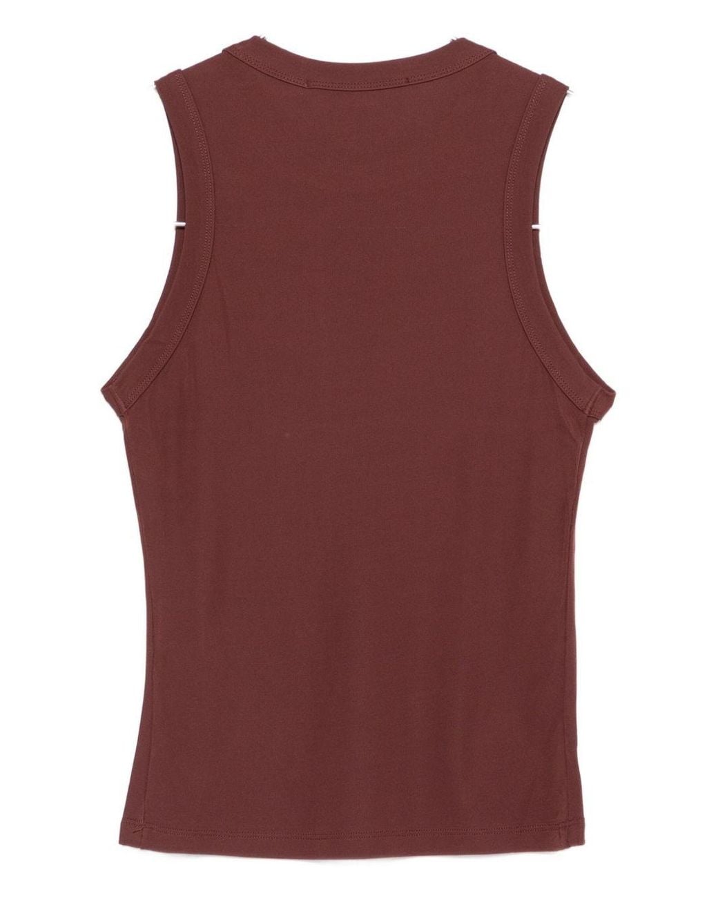 AYA MUSE Red Knitted Vest