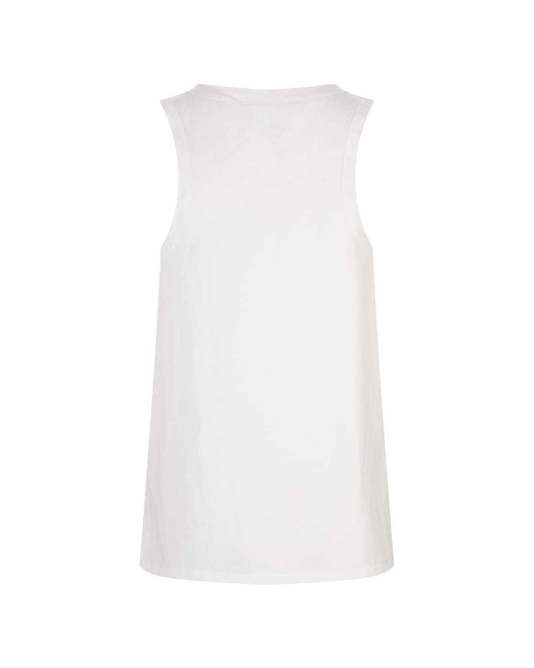 Sportmax White Supreme Tank Top