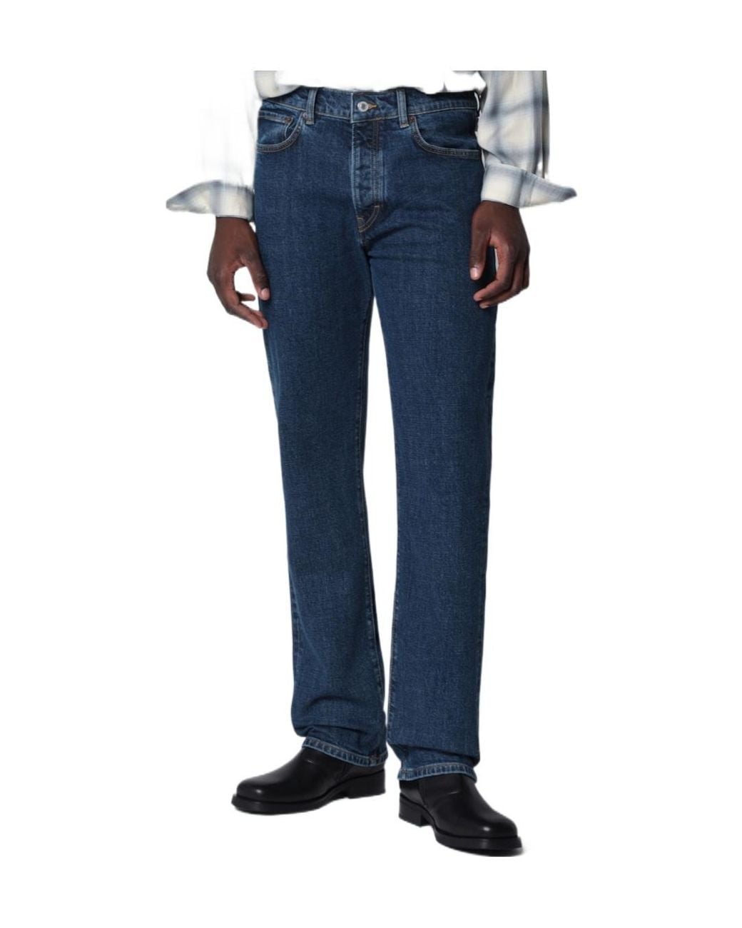 Jeanerica Blue Vintage-Style Casual Jeans for men