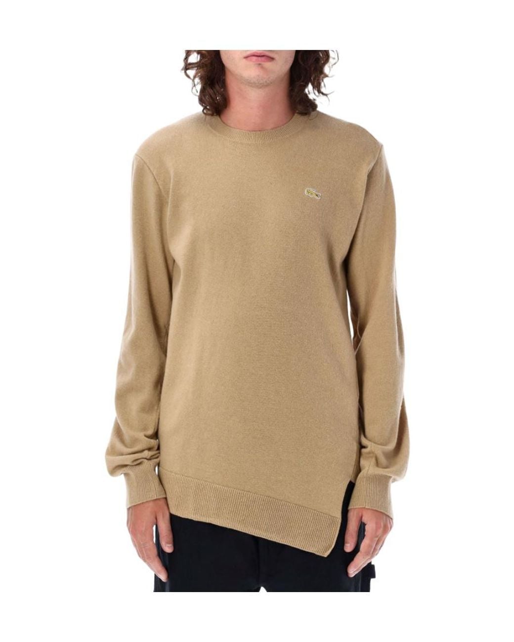 Comme des Garçons Natural Irregular Hem Sweater for men