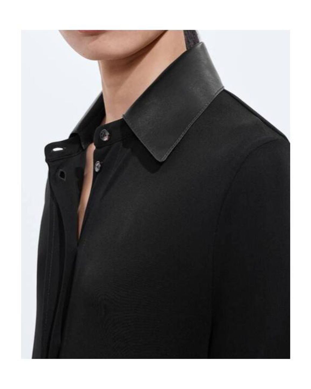 Bottega Veneta Black Crepe Viscose Jersey Dress