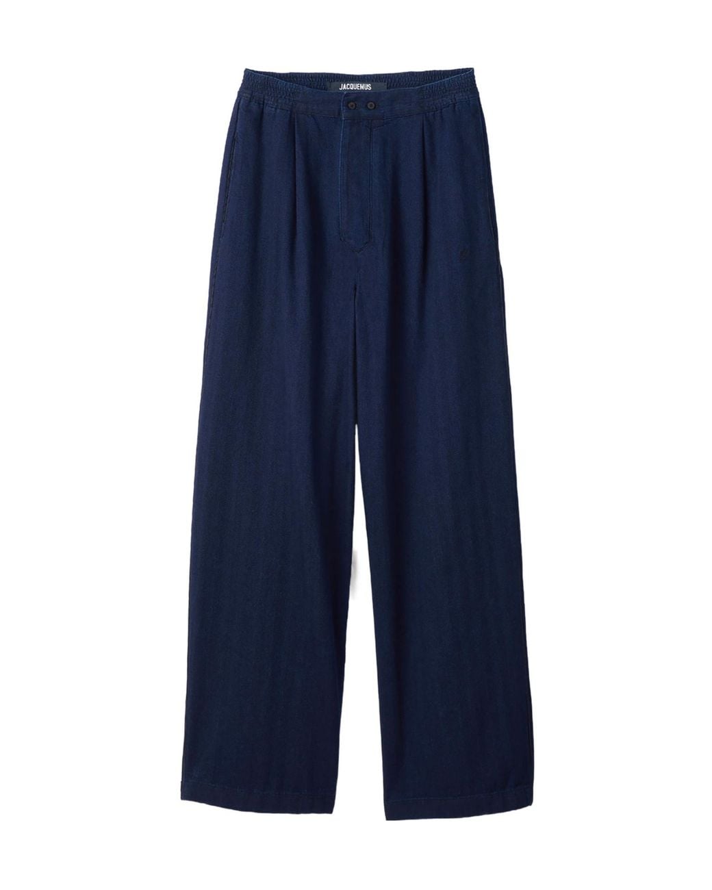 Jacquemus Blue Wide-Leg Pants for men