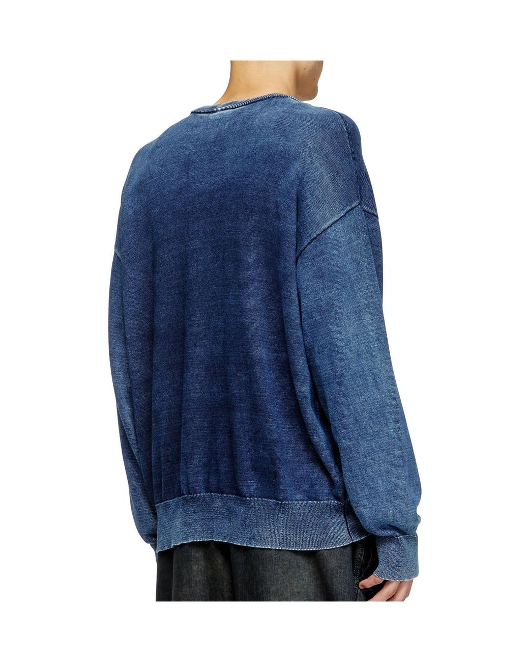 DIESEL Blue Cardigans for men