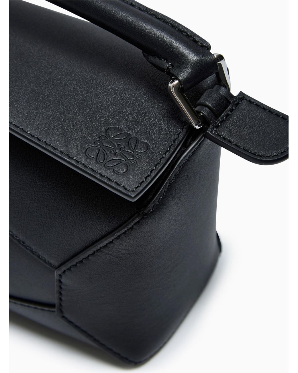 Loewe Black Puzzle Mini Bag