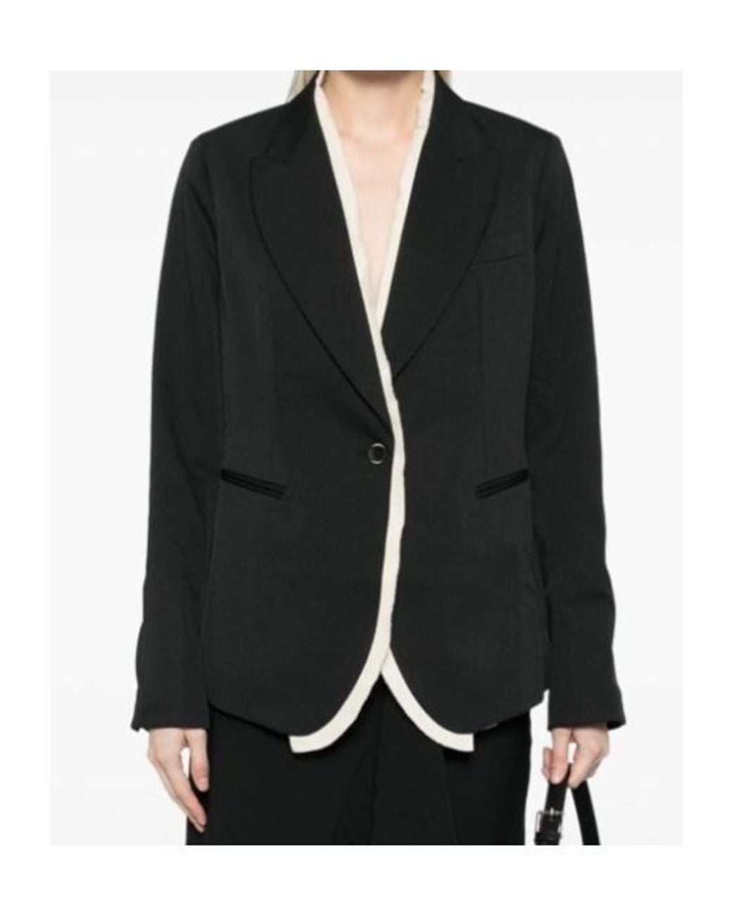 Uma Wang Blue Long-Sleeved Casual Jacket