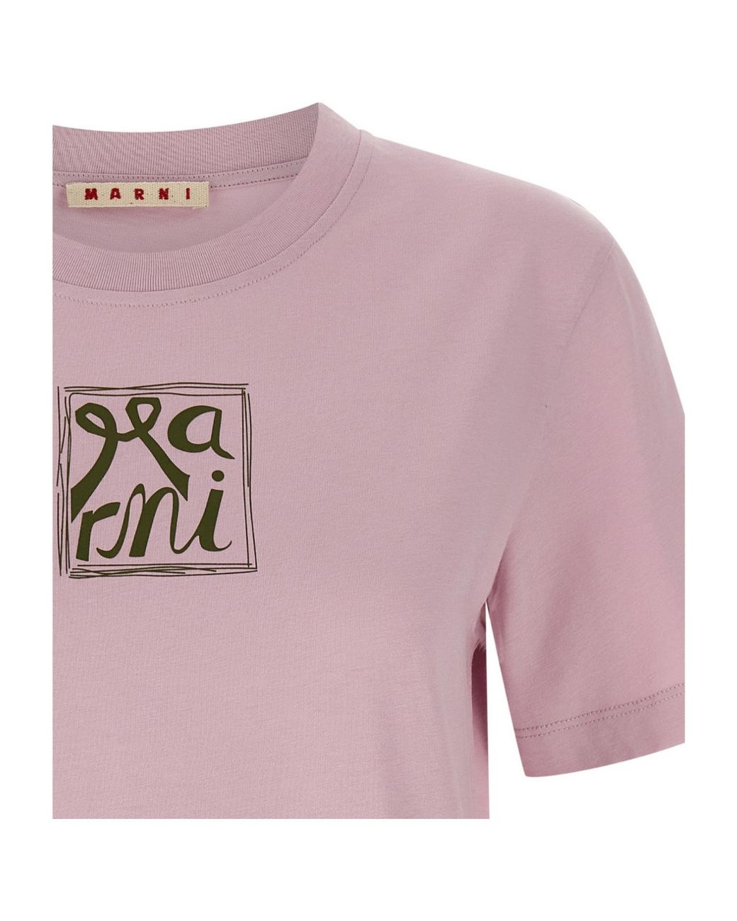 Marni Pink Printed T-Shirt