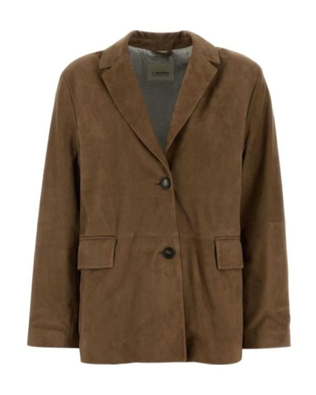 Max Mara Green 'S Smmanfora Single Breasted Jacket
