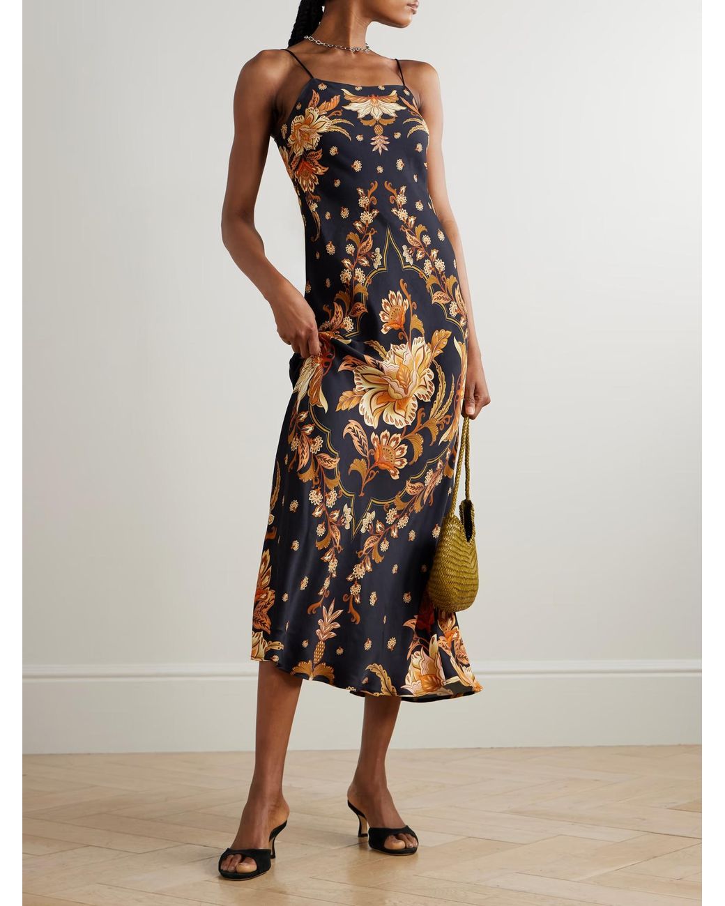 Farm Rio Multicolor Majestic Garden Maxi Dress