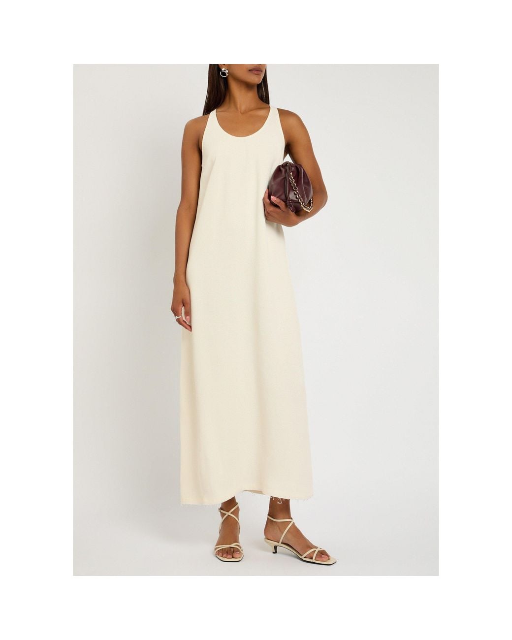 Totême  White Woven Dress