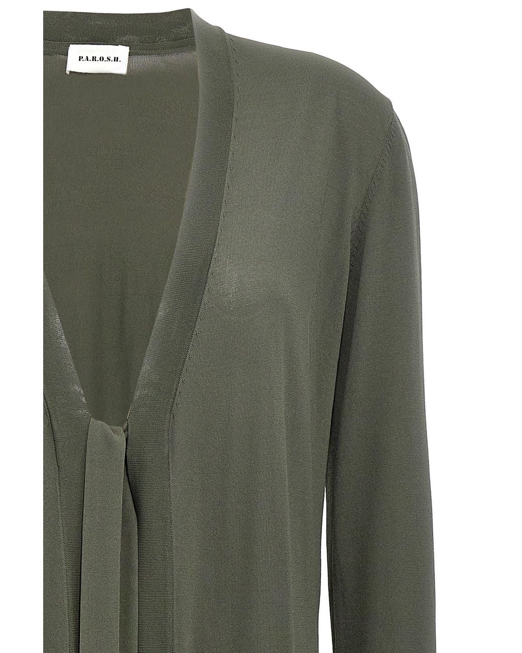 P.A.R.O.S.H. Green 'Roux' Cardigan