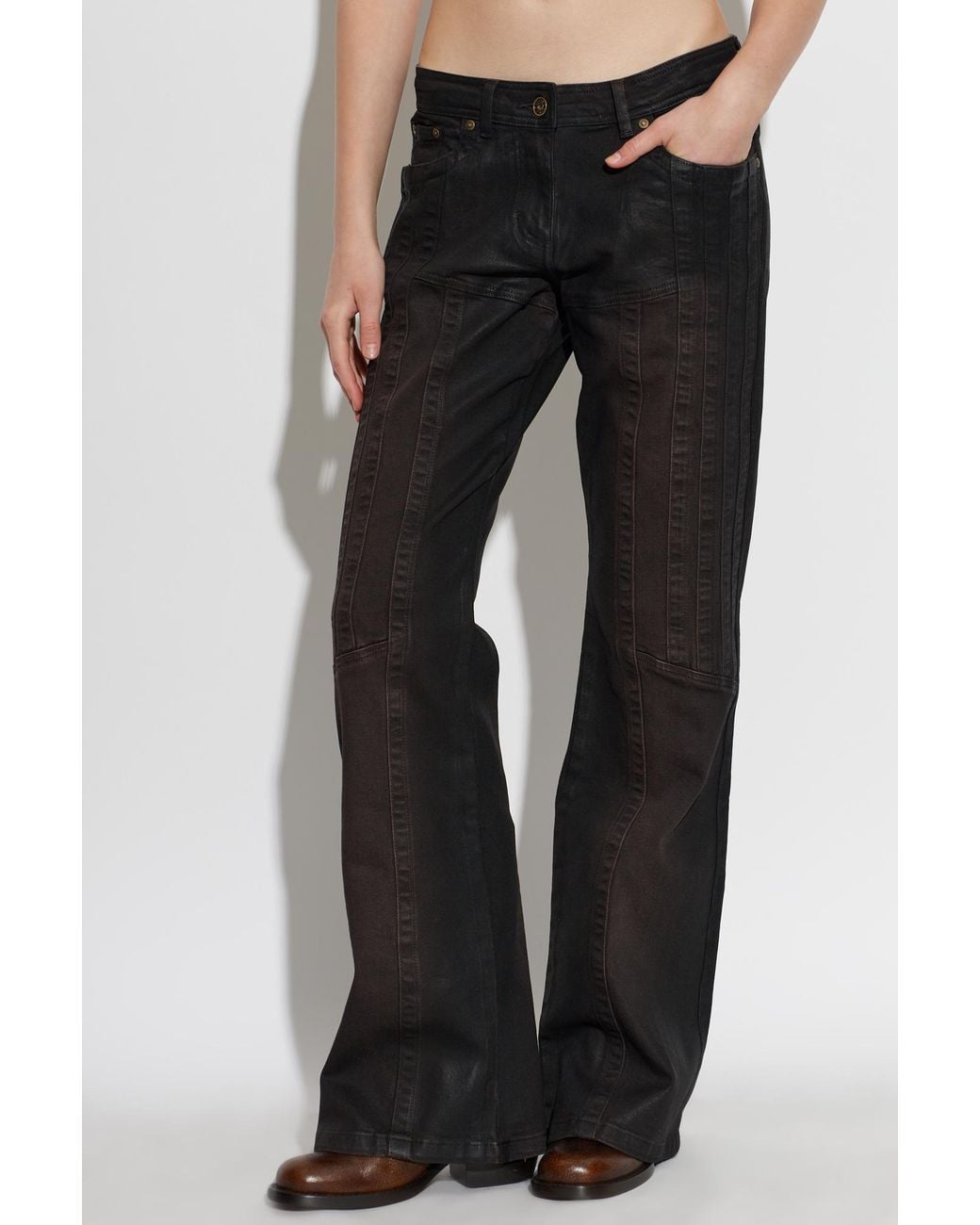 KNWLS Black Belt-Loop Jeans