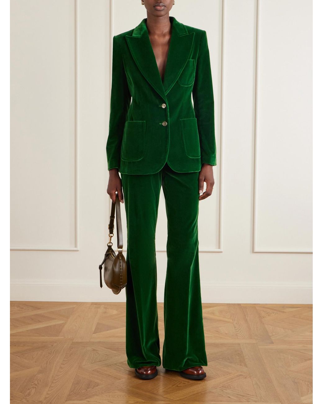 Etro Green Velvet Blazer