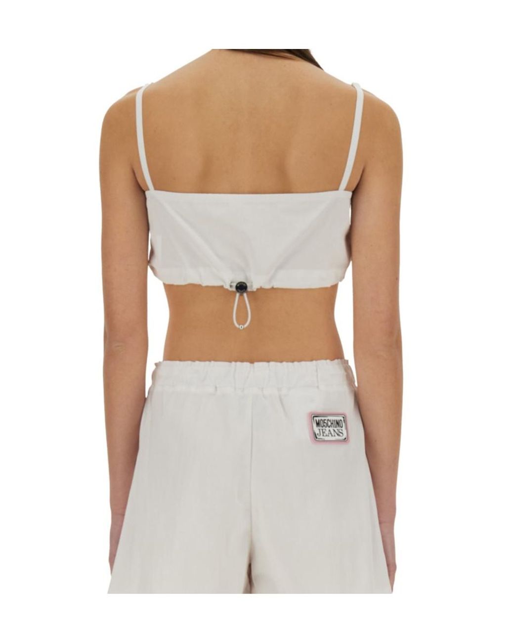 Moschino White Short Sling