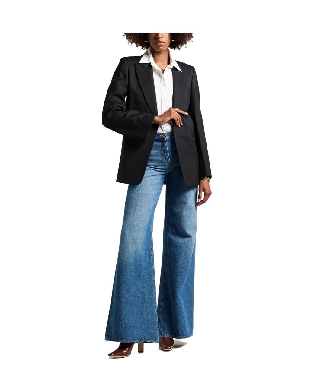 Chloé Black Minimalist Single- Blazer