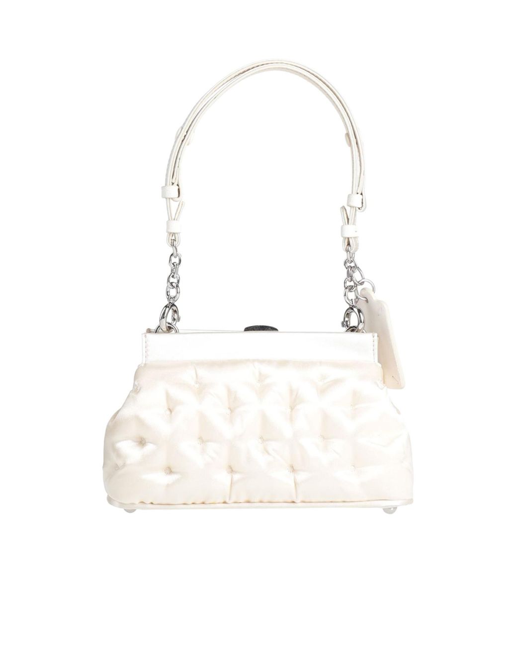 Maison Margiela White Mediumsize Satin Clutch