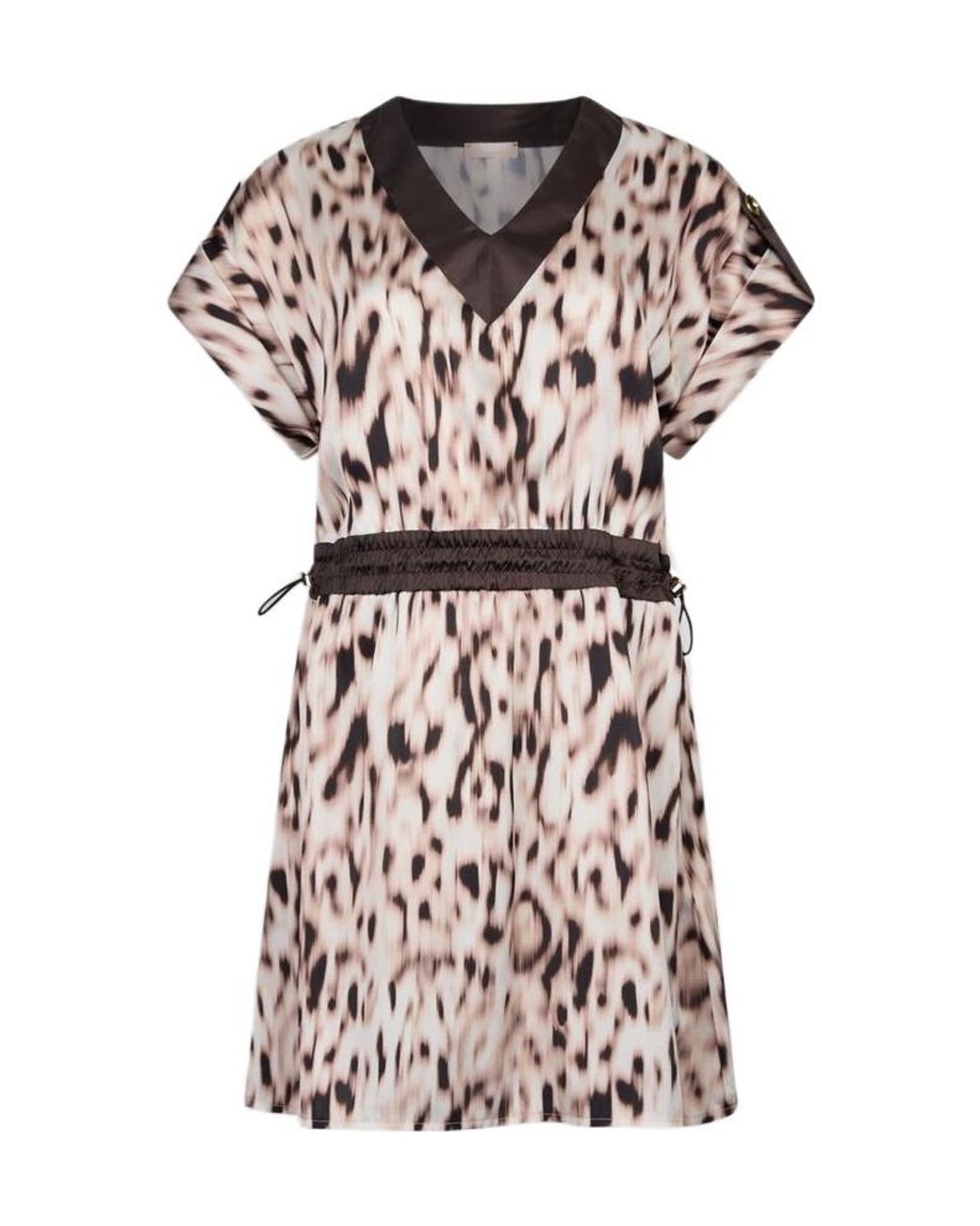 ワンピース LIU JO MINI DRESS PRINTED SATIN Liu Jo Printed Satin Dress | Lyst