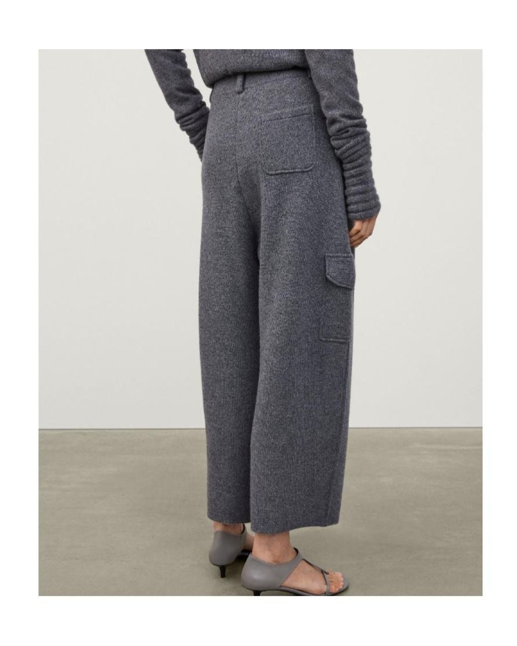 Lisa Yang Gray Azaria Elasticized Pants