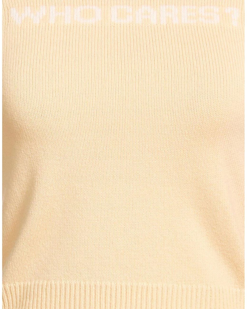Sportmax White Two-Tone Knitted Jumpers