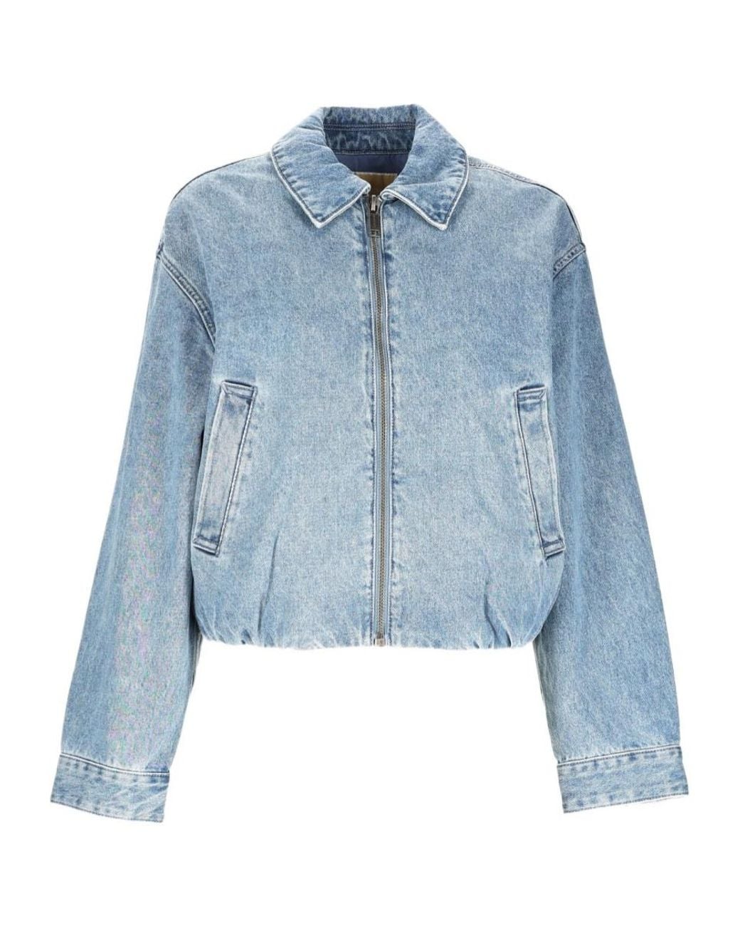 Michael Kors Blue Long-Sleeve Casual Jacket