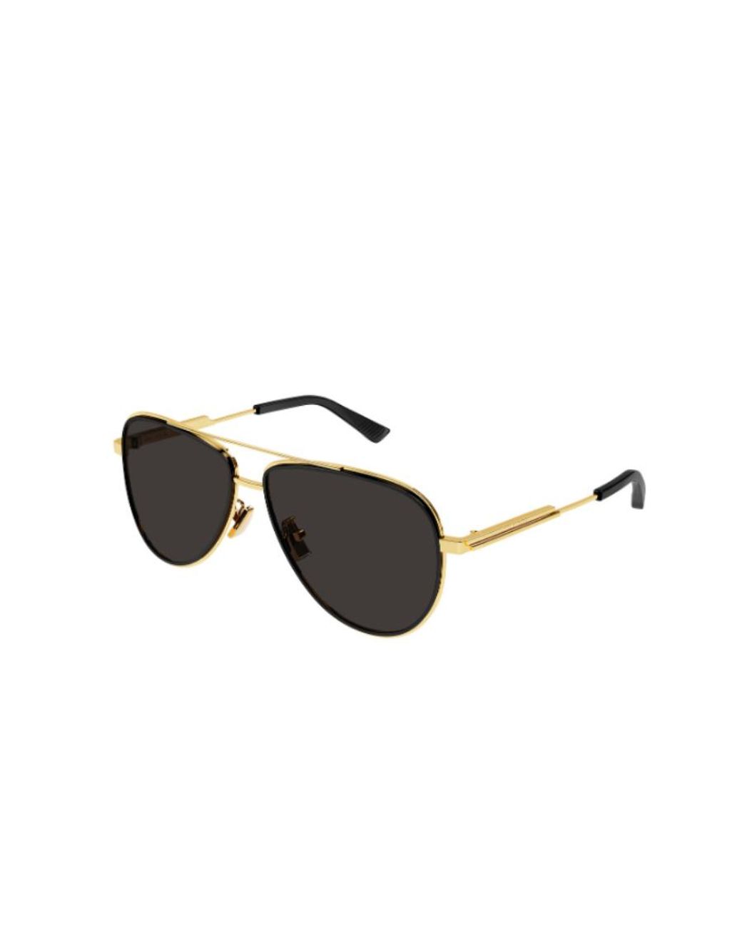 Bottega Veneta Black Logo Sunglasses for men