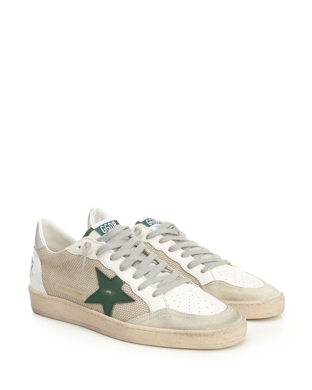 Golden Goose Deluxe Brand Multicolor Ballstar Net Lace-Up Sneakers for men
