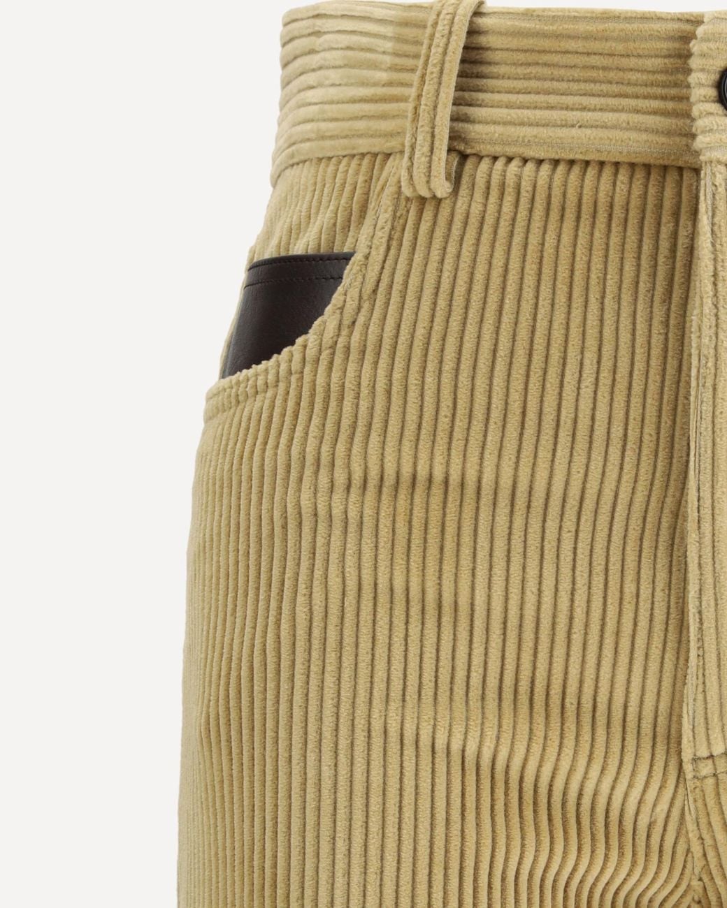 Bottega Veneta Natural Corduroy Trousers