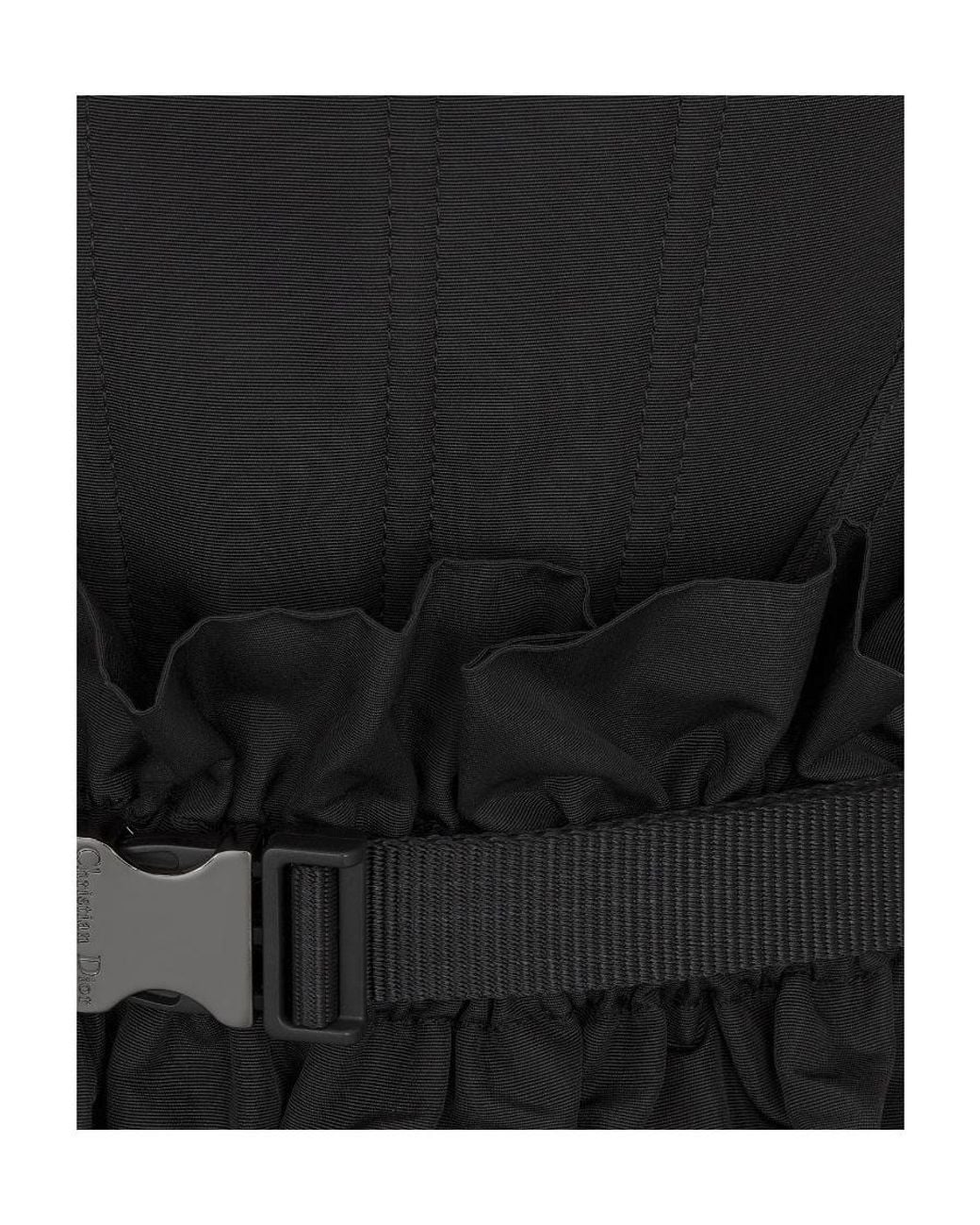 Dior Black Zipper Dress