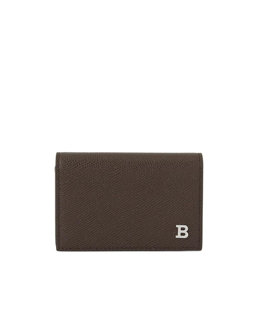 Bally Brown Solid-Colored Wallet for men