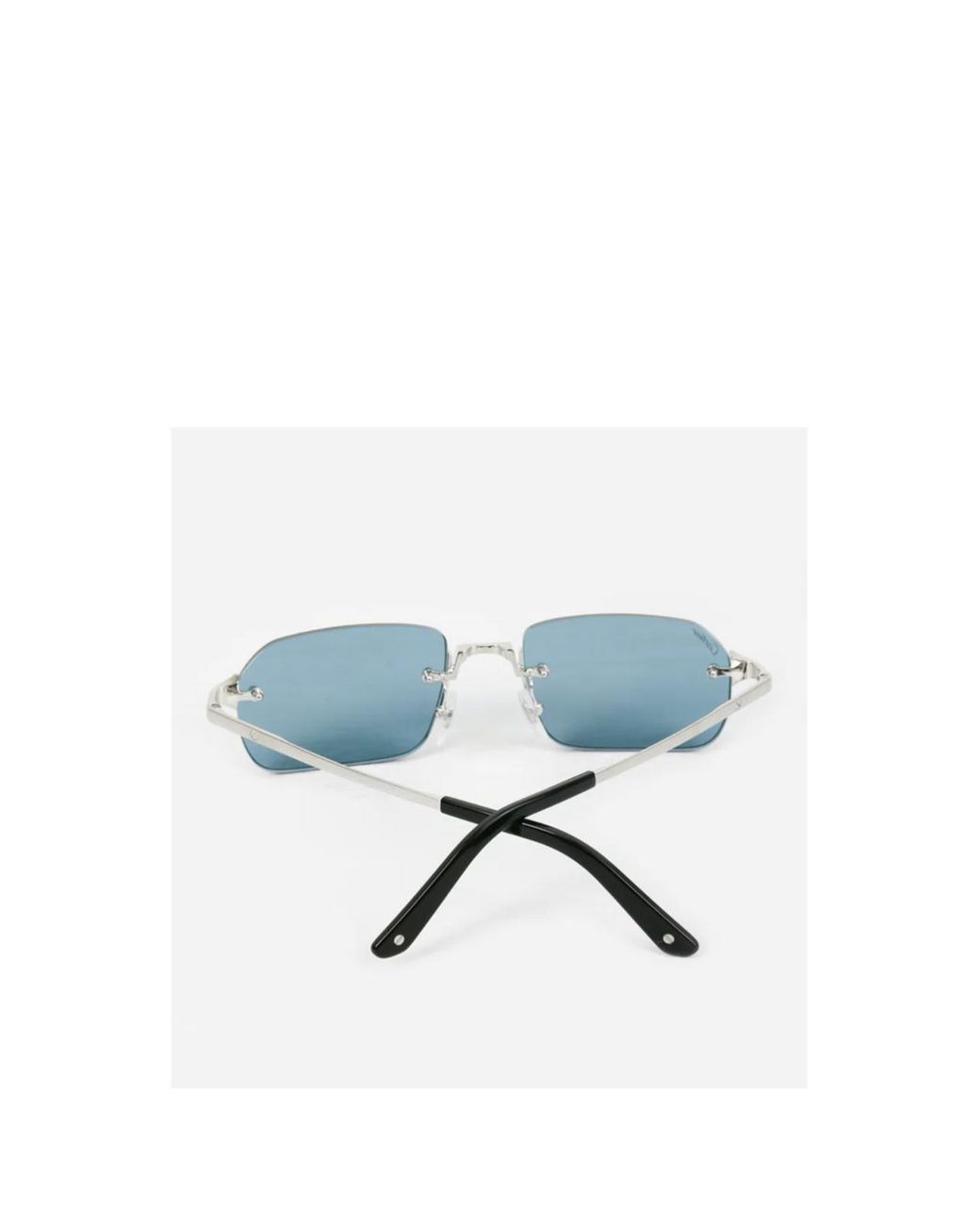 Cartier Blue Rectangular Frame Sunglasses for men