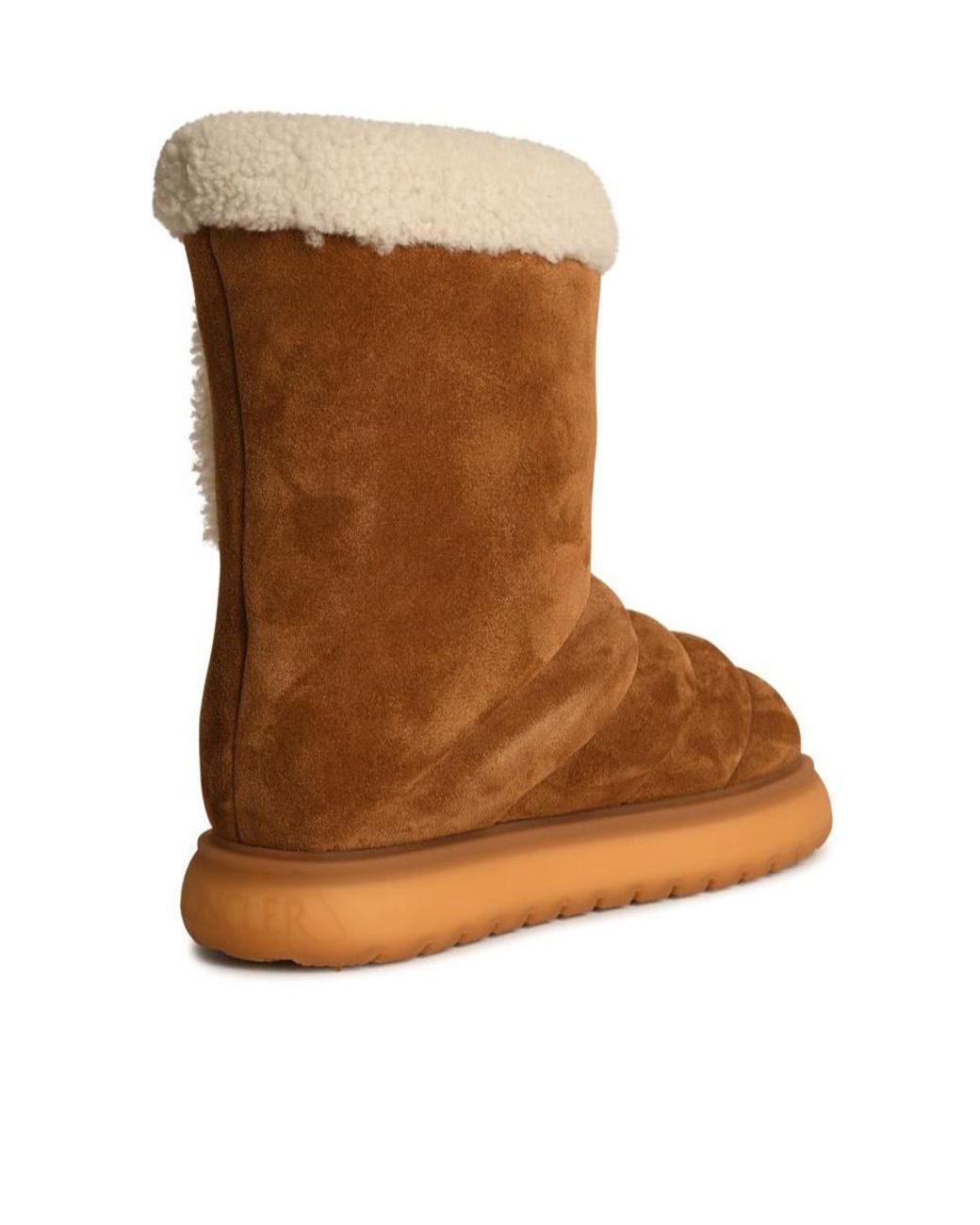 Moncler Brown Gaia Pocket Detailed Boots
