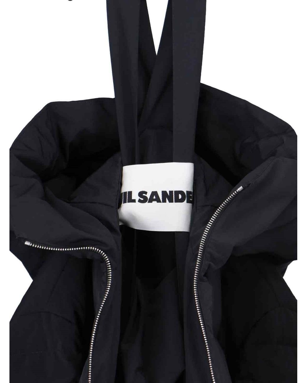 Jil Sander Black Quilted Down Jacket