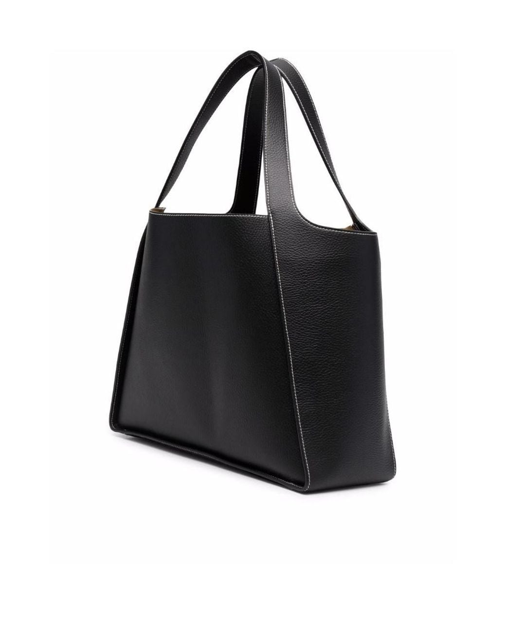 Stella McCartney Black Stella Logo Top Handle Bag